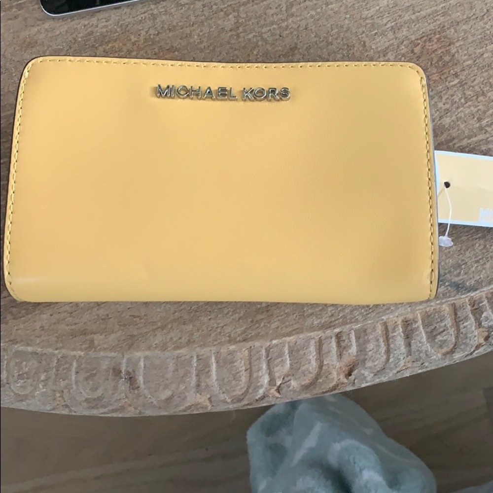 SOLD! Michael Kors Wallet Yellow